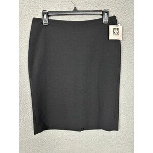 Anne Klein Women's Black Pencil Skirt Petite Size 6P Office Wear NWT's